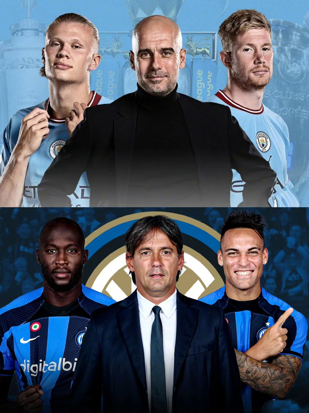 Manchester City x Inter de Milão: o auge da corrida pela Liga dos Campeões